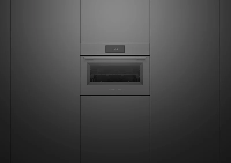 Fisher & Paykel 60cm Series 11 Minimal Compact Combi-Steam Oven, Grey Glass
