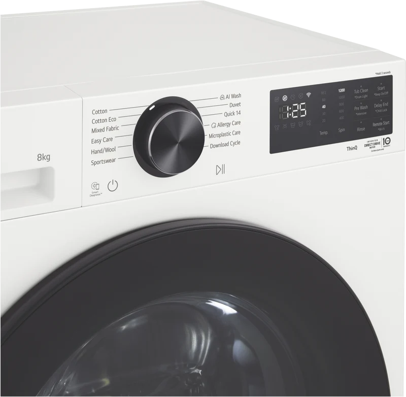 LG 8kg Series 3 Slim AI Front Load Washer