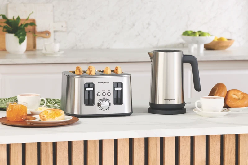 Morphy Richards Kettle And Toaster Breakfast Pack Stainless Steel