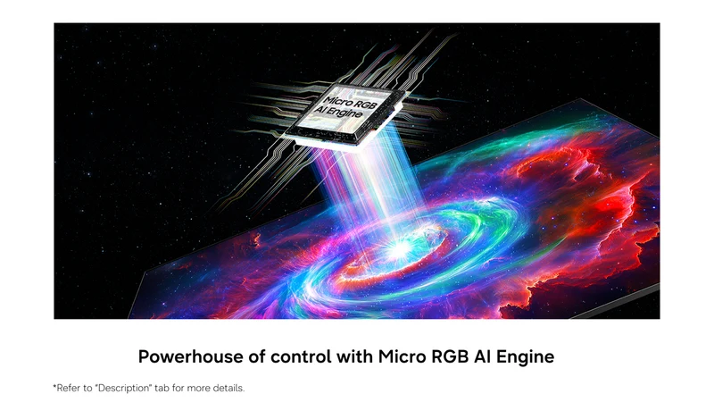 Samsung 65" MICRO RGB R95H 4K Smart AI TV 2026