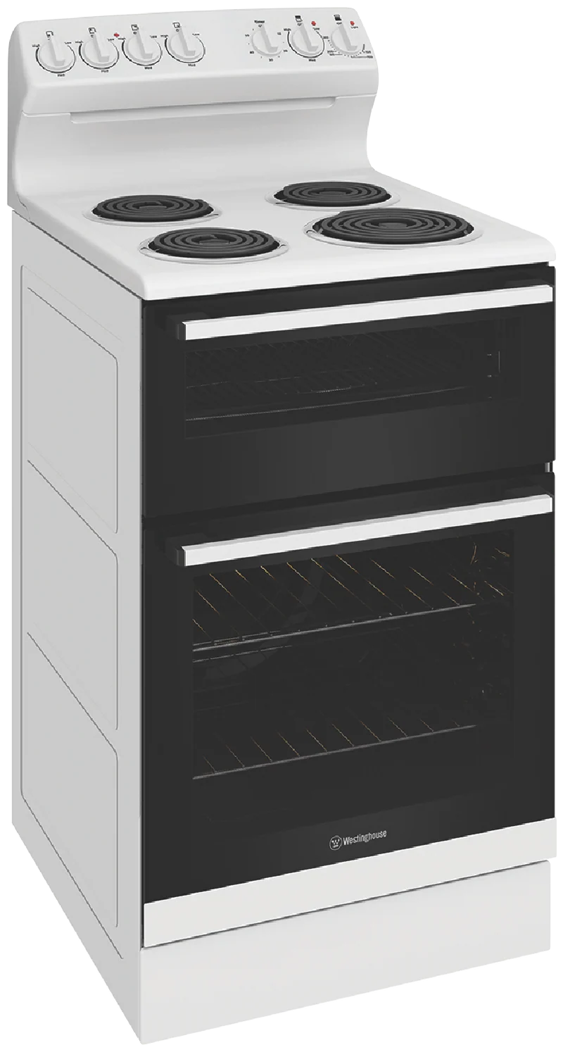 Westinghouse 54cm Electric Freestanding Cooker, White