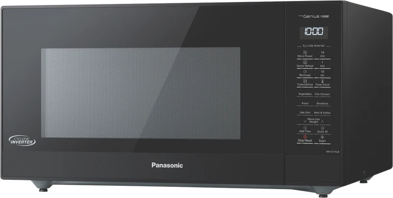 Panasonic 44L 1100W Inverter Microwave Black