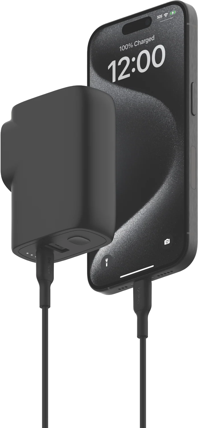 Belkin BoostCharge Hybrid Wall Charger 25W + Power Bank 5K + Travel Adapter Kit