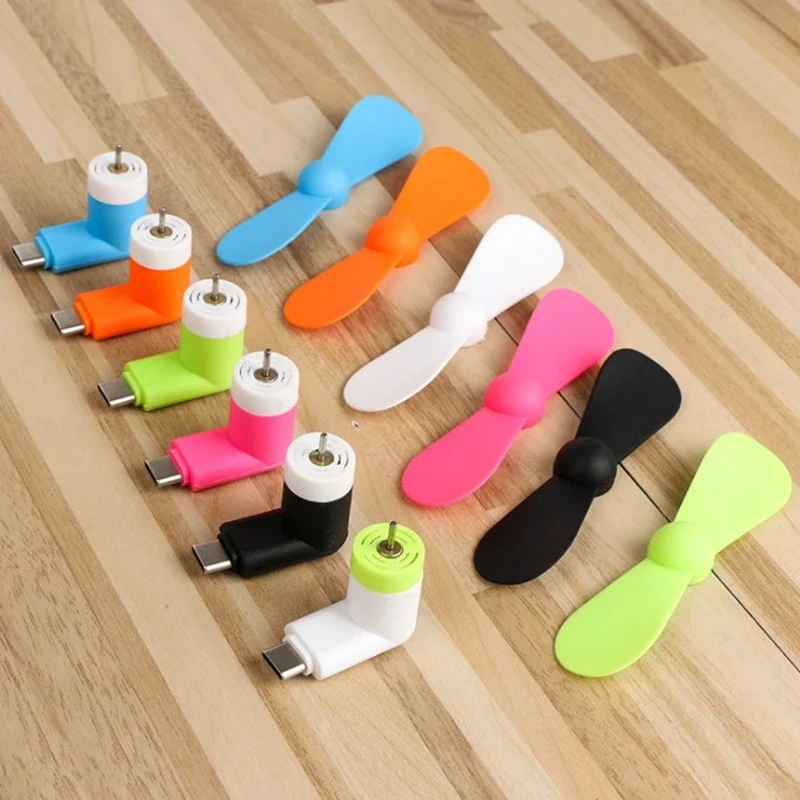 Mini Ventilateur USB Type‑C pour Smartphone – Rafraîchissement Instantané de Poche