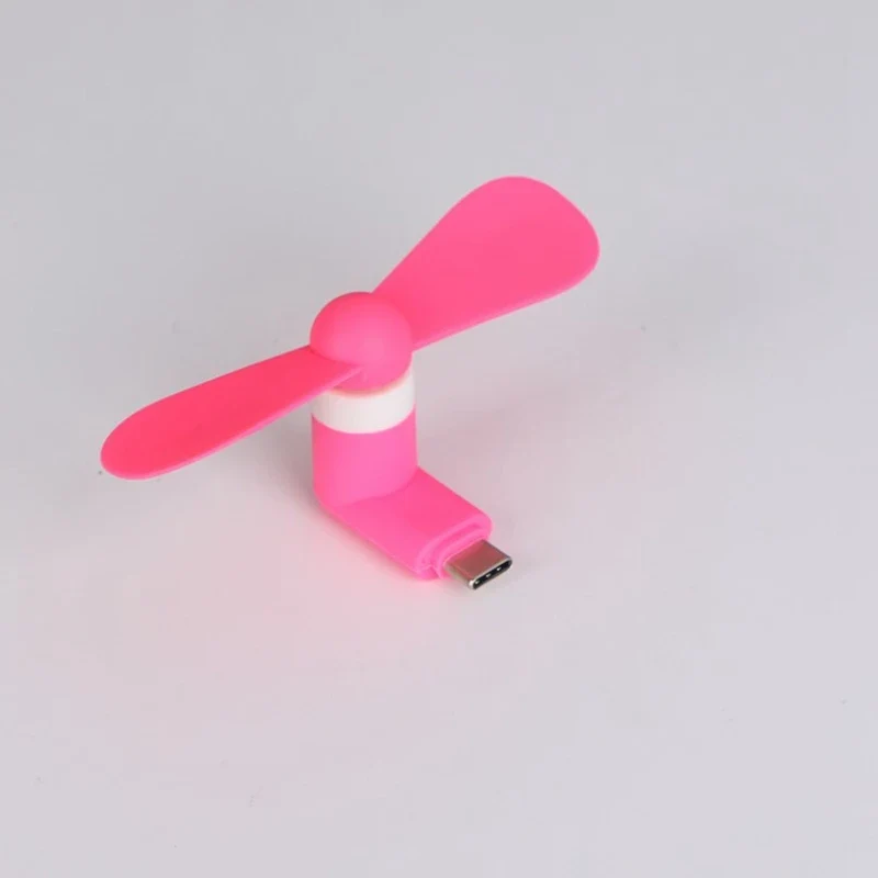 Mini Ventilateur USB Type‑C pour Smartphone – Rafraîchissement Instantané de Poche