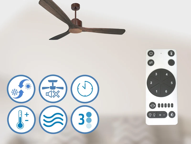 Ventilateur de plafond ultra silencieux et à faible consommation DC MarieD166C0266868