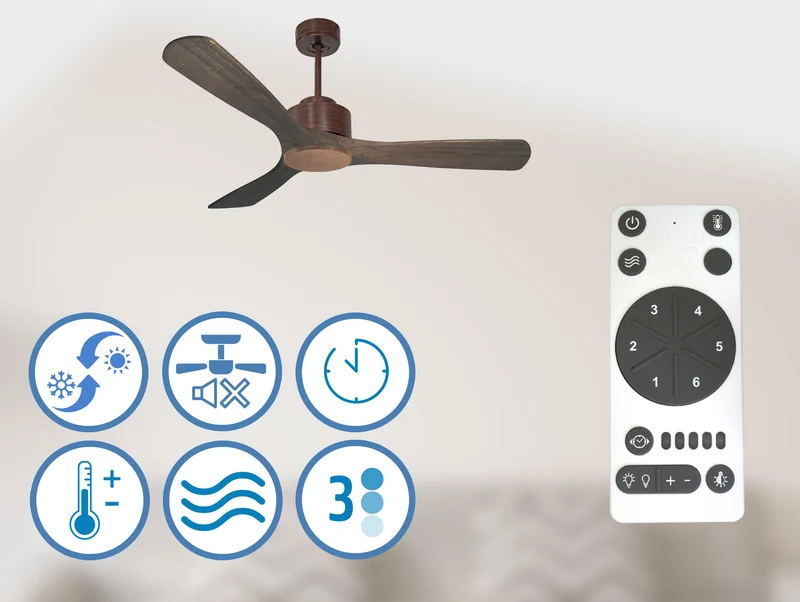 Ventilateur de plafond ultra silencieux et à faible consommation DC MoyoD132C0266865
