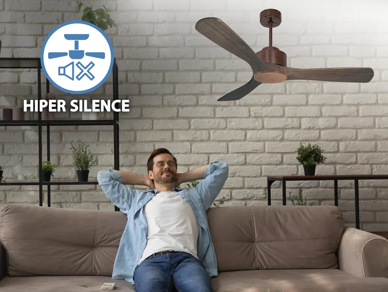 Ventilateur de plafond ultra silencieux et à faible consommation DC MoyoD132C0266865