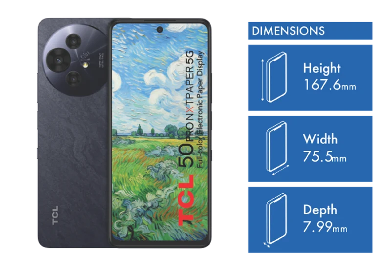 TCL 50 Pro NXTPAPER 5G 512GB Moon Gray