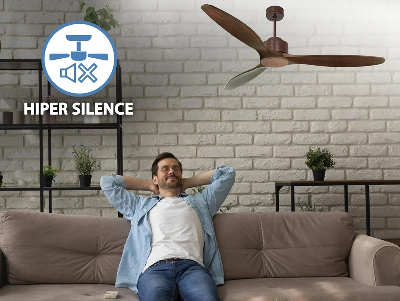 Ventilateur de plafond ultra silencieux et à faible consommation DC SabaD166C0266861