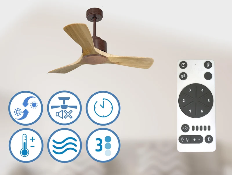 Ventilateur de plafond ultra silencieux et à faible consommation DC RarotongaD106C0266862