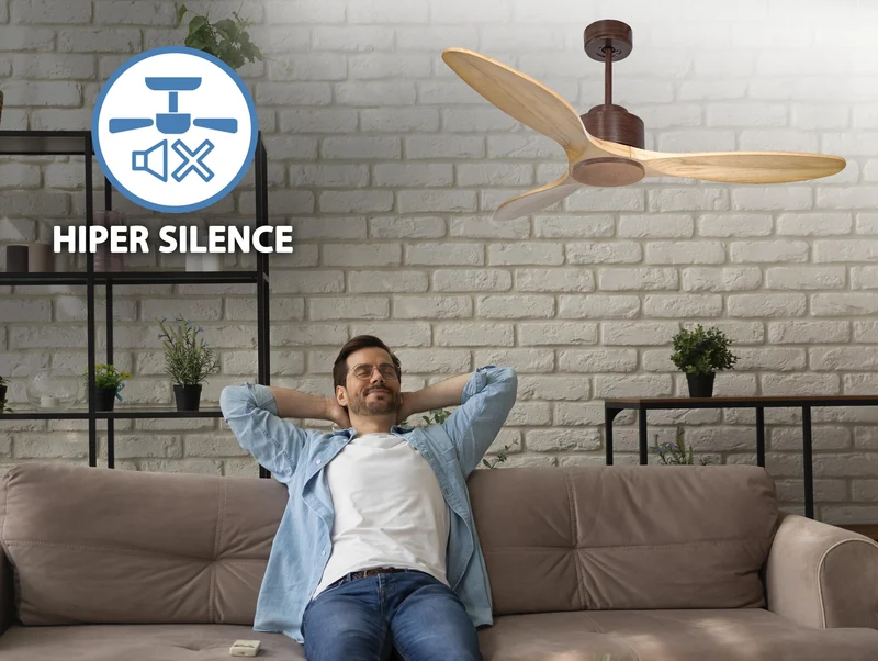 Ventilateur de plafond ultra silencieux et à faible consommation DC SalamisD132C0266855