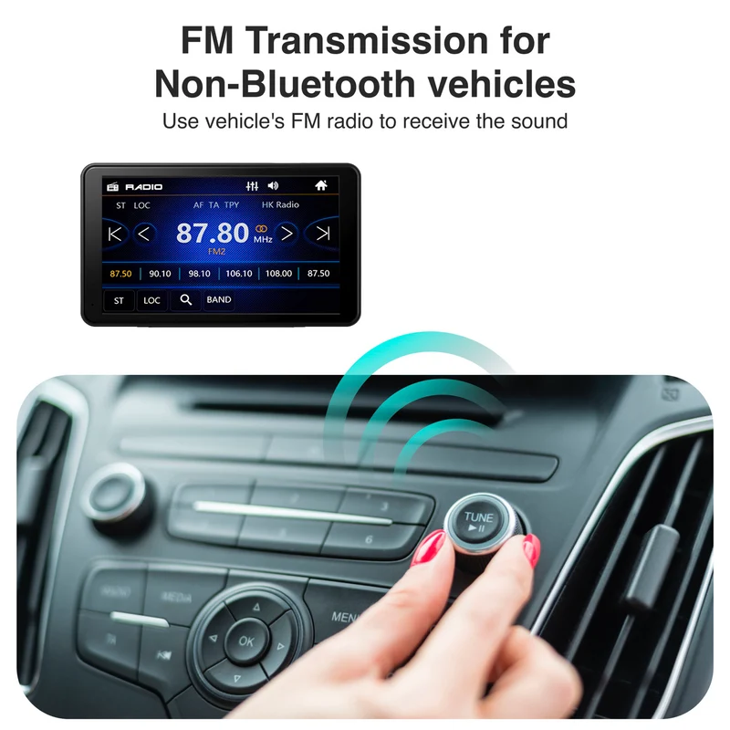 Laser 7inch Portable CarPlay Android Auto