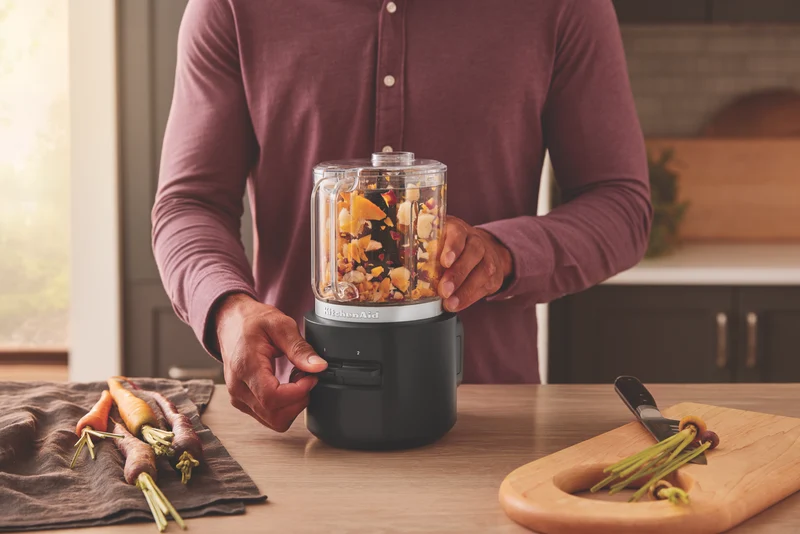 KitchenAid Go Cordless 5 Cup Food Chopper Matte Black