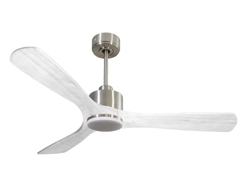 Ventilateur de plafond Réversible Thermostat Dimmable Wifi Moteur à courant continu Toits en pente Télécommande Lumière à trois tons Hypersilence Mémoire