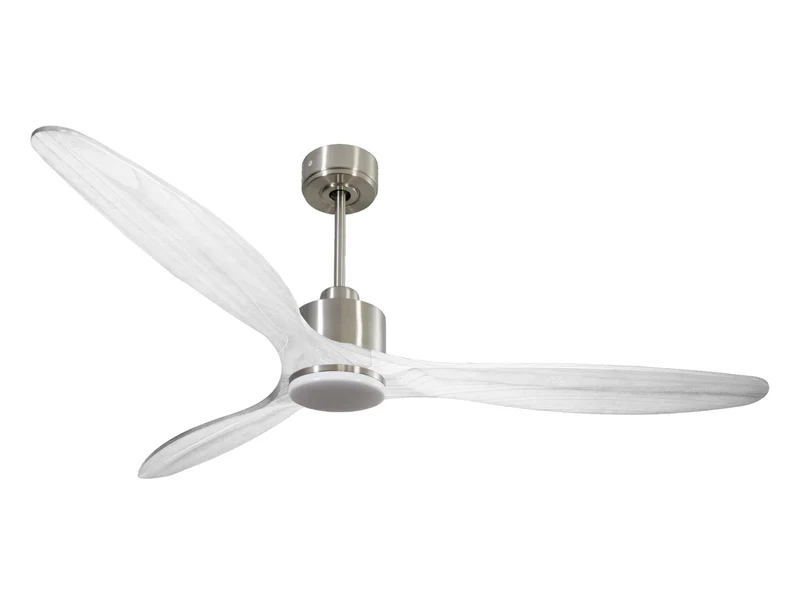 Ventilateur de plafond Réversible Thermostat Dimmable Wifi Moteur à courant continu Toits en pente Télécommande Lumière à trois tons Hypersilence Mémoire