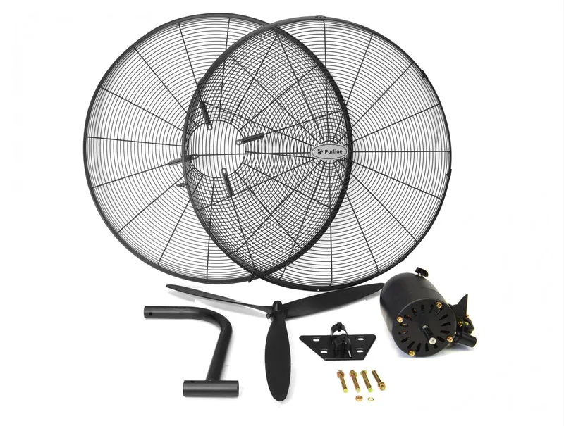 Ventilateur mural industriel 230W avec pales en aluminium