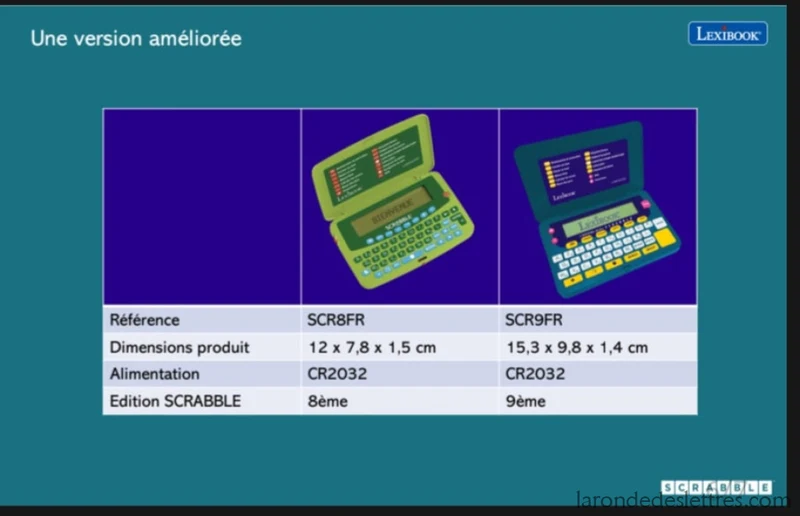 Lexibook officiel du Scrabble® ODS 9