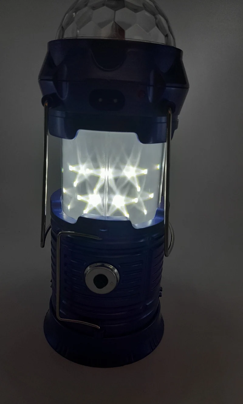 Lampe disco 3 en 1 "étoiles scintillantes"
