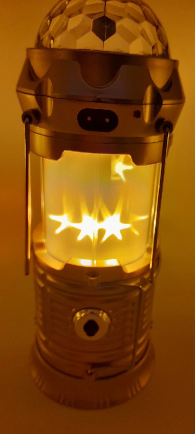 Lampe disco 3 en 1 "étoiles scintillantes"