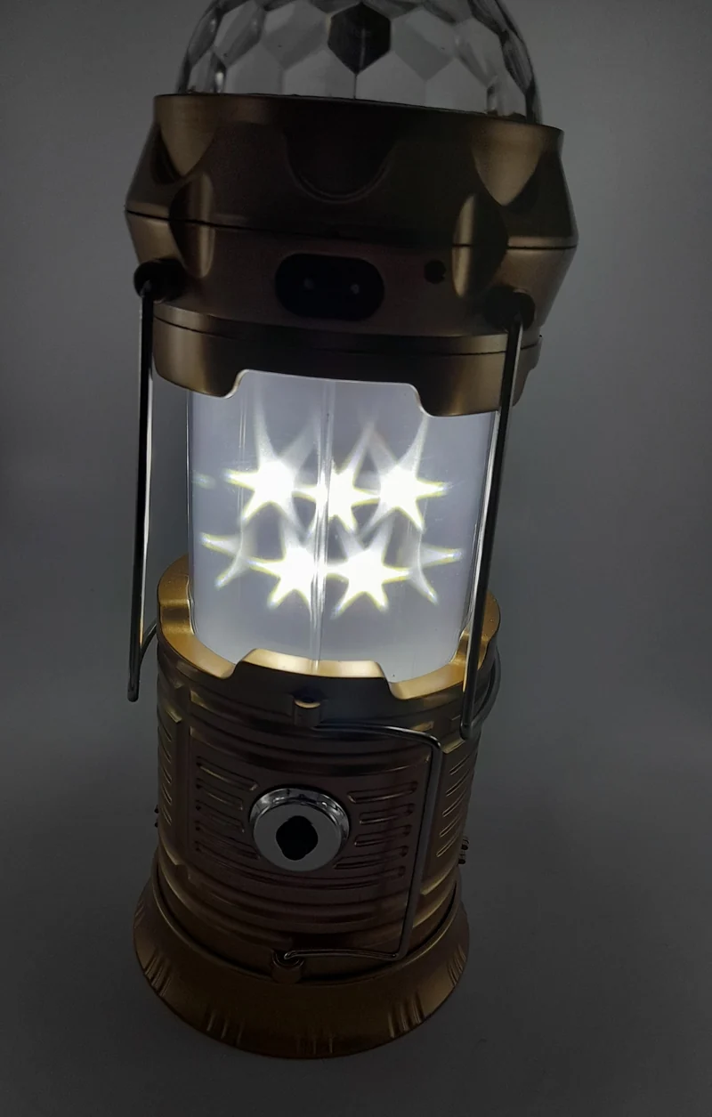 Lampe disco 3 en 1 "étoiles scintillantes"