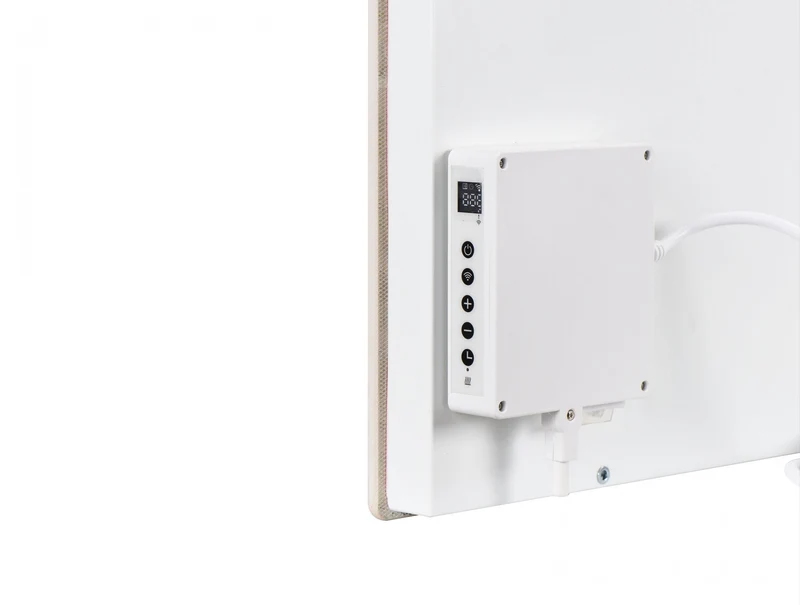 Émetteur thermique avec façade en céramique à finition marbrée