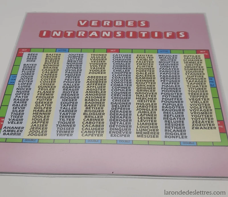 Tapis de souris Verbes intransitifs ODS9