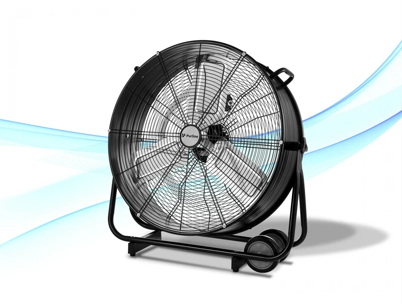 Ventilateur de sol industriel 250W avec pales en aluminium