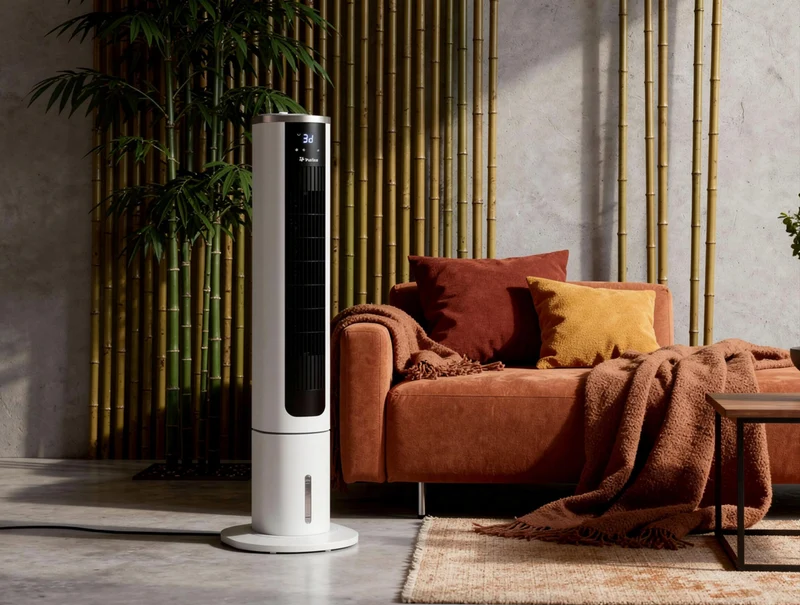 Refroidisseur évaporatif à tour numérique avec ouverture par le haut