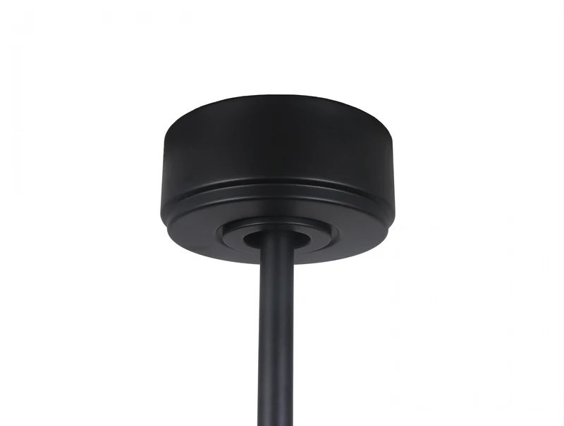 Ventilateur de plafond DC noir avec pales de 122cm et lumière pour 25m2