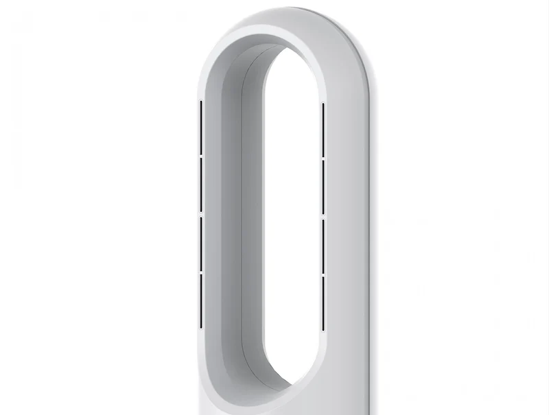 Ventilateur chauffant sans pales avec oscillation et 8 vitesses