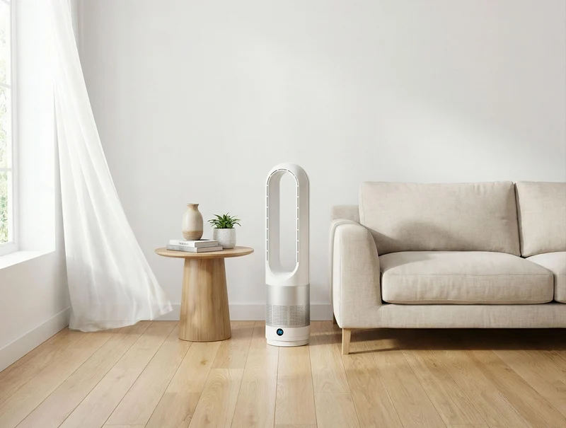Ventilateur sans pale avec oscillation et 8 vitesses