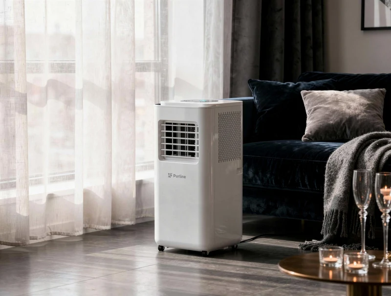 Climatiseur portable 7000 BTU avec déshumidificateur et thermostat