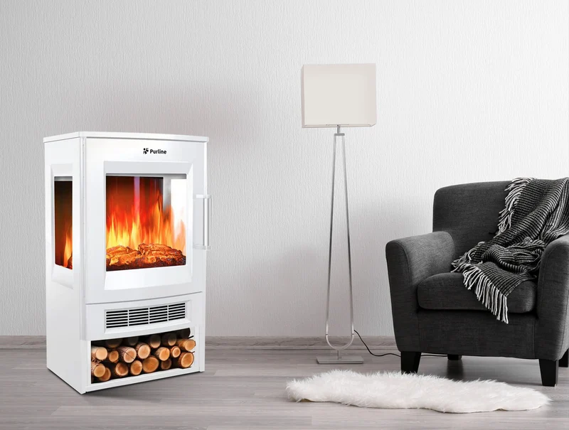 Grande cuisinière électrique autoportante avec commande par application WiFi