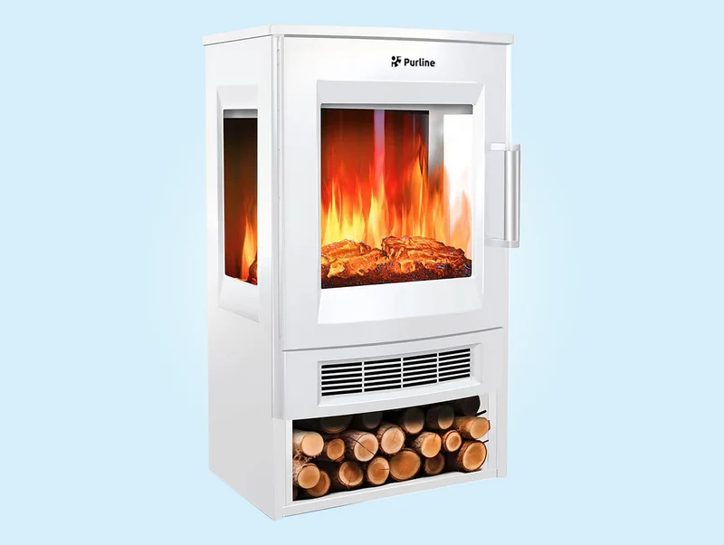 Grande cuisinière électrique autoportante avec commande par application WiFi