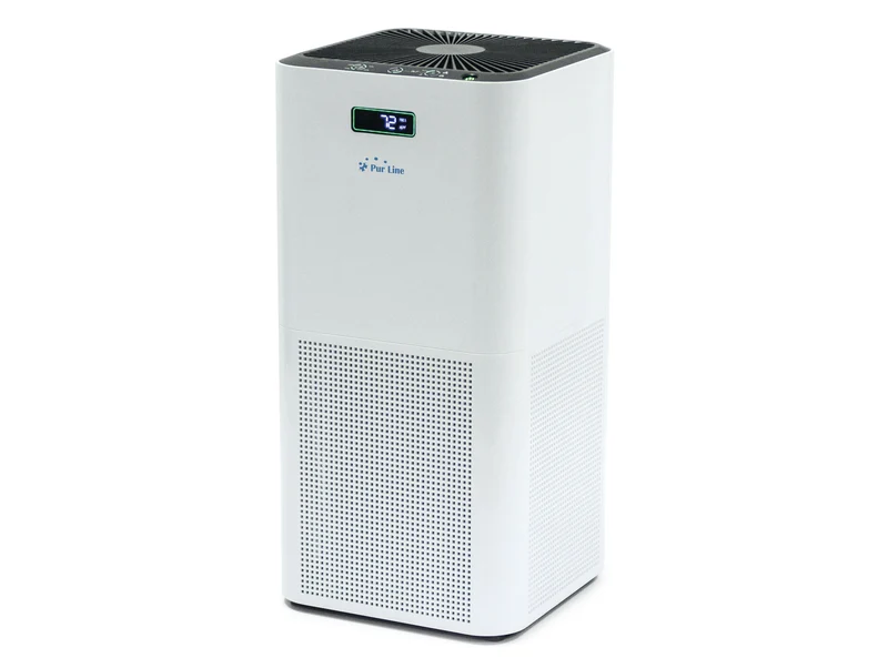 Purificateur d'air avec filtre HEPA, PM2, ioniseur, écran tactile LED, 3 vitesses et mode AUTO pour 60m2