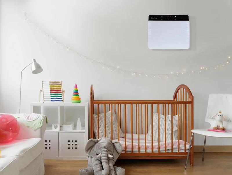 Purificateur d'air avec filtre HEPA, PM2, ioniseur, lampe UV, 3 vitesses et mode AUTO pour 35m2