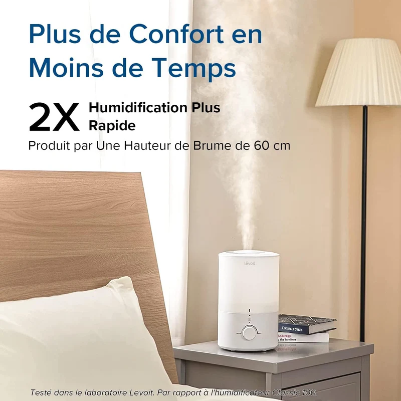 Humidificateur d’air à ultrasons Levoit Dual 150