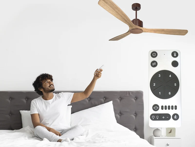 Ventilateur de plafond ultra silencieux et à faible consommation DC MljetD166C0269956