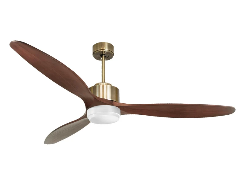 Ventilateur de plafond Wifi Moteur à courant continu Télécommande Lumière à trois tons Hypersilence Mémoire