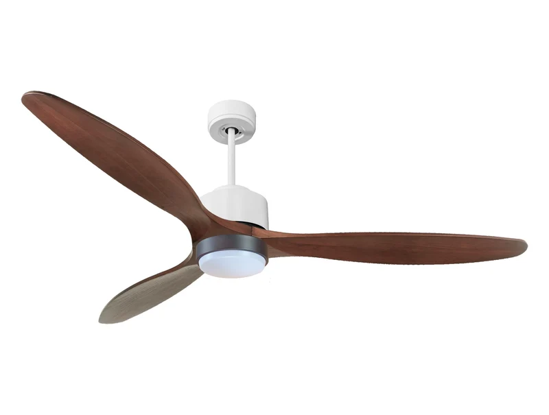 Ventilateur de plafond Wifi Moteur à courant continu Télécommande Lumière à trois tons Hypersilence Mémoire