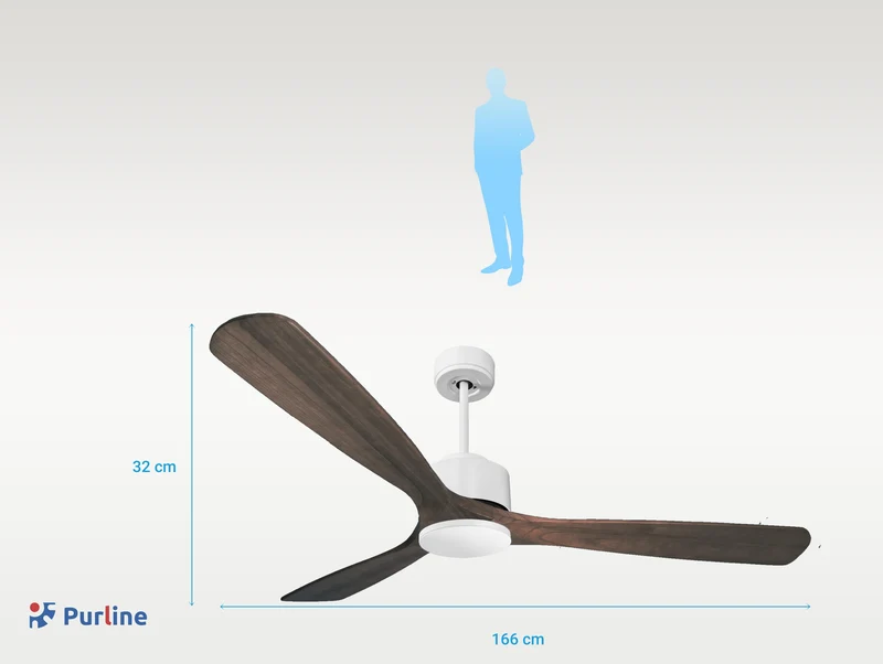 Ventilateur de plafond ultra silencieux et à faible consommation DC MarieD166C0266061