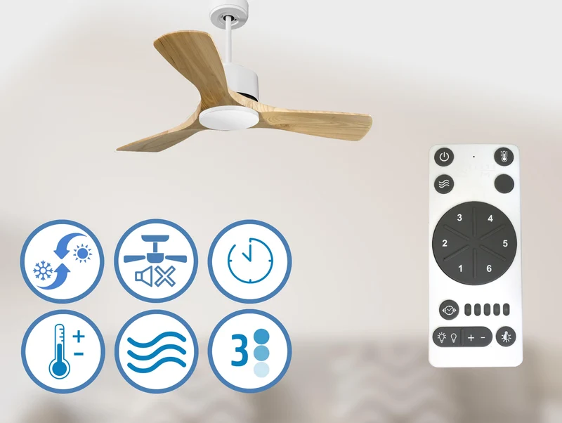 Ventilateur de plafond ultra silencieux et à faible consommation DC RarotongaD106C0266055
