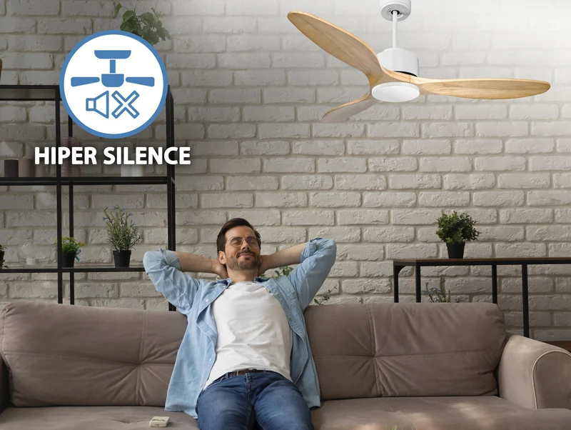 Ventilateur de plafond ultra silencieux et à faible consommation DC SalamisD132C0266049