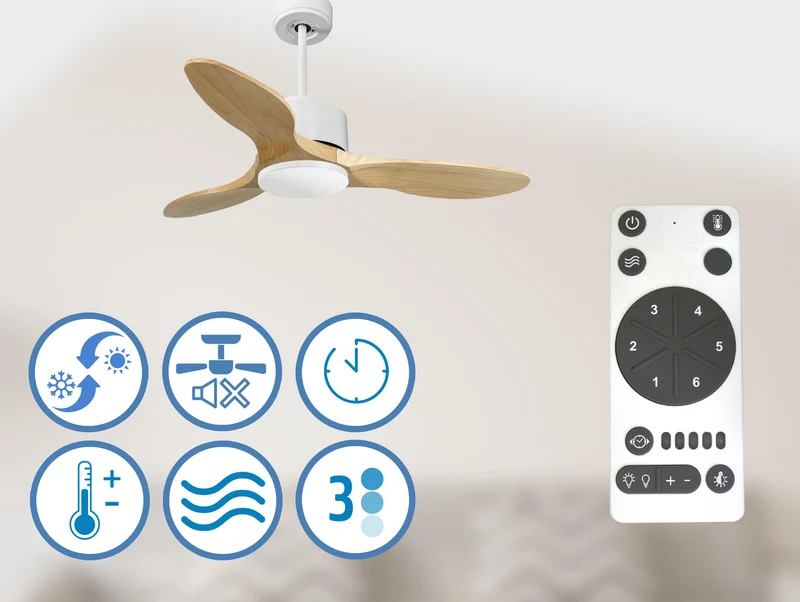 Ventilateur de plafond ultra silencieux et à faible consommation DC SpetsesD106C0266047