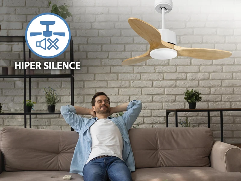 Ventilateur de plafond ultra silencieux et à faible consommation DC SpetsesD106C0266047