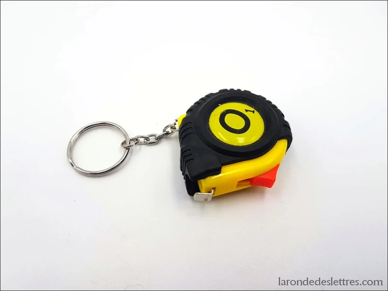 Porte-clé Mètre mesureur à personnaliser