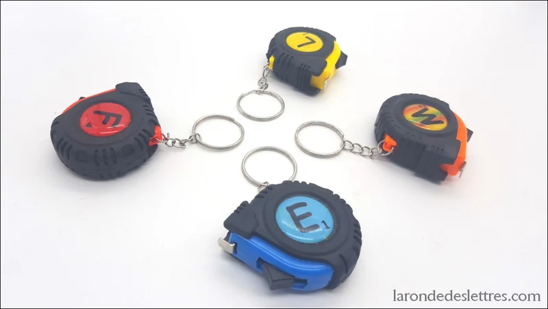 Porte-clé Mètre mesureur à personnaliser
