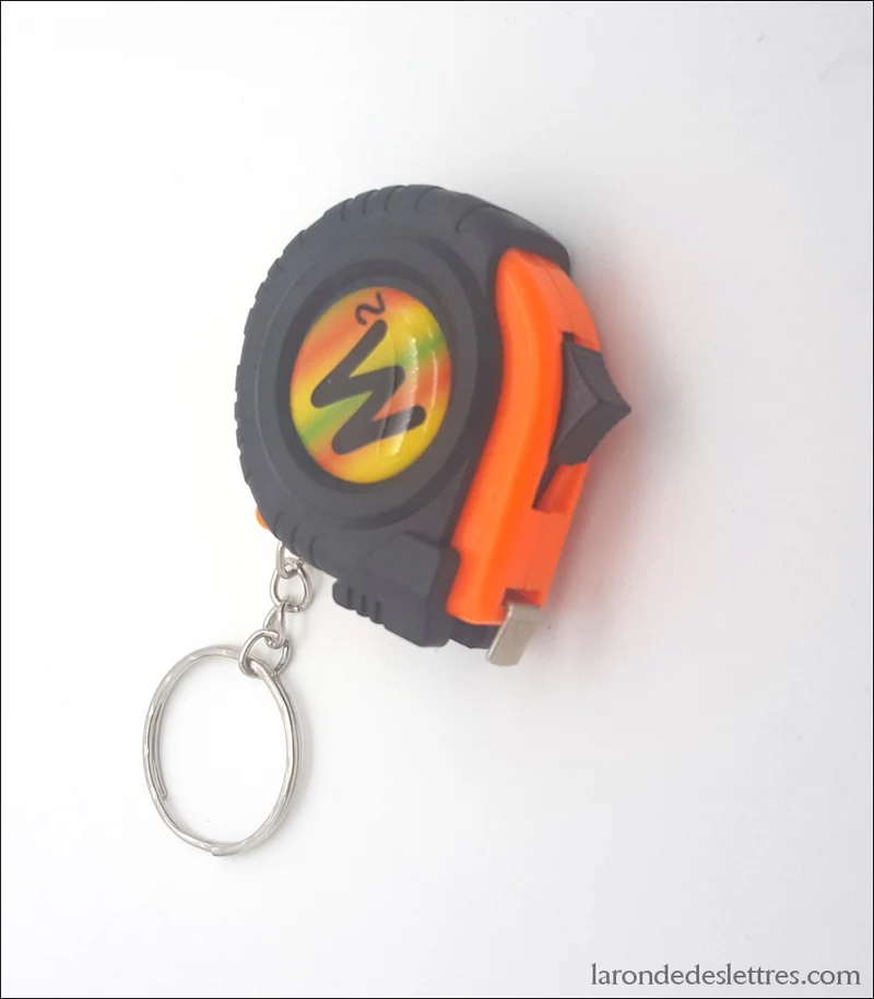 Porte-clé Mètre mesureur à personnaliser
