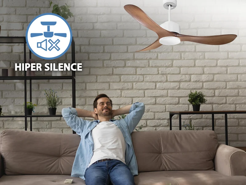 Ventilateur de plafond ultra silencieux et à faible consommation DC TogianD132C0266043
